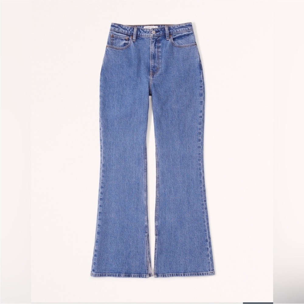 Abercrombie Vintage Flare High Rise Jeans Women Size 16/33 Short